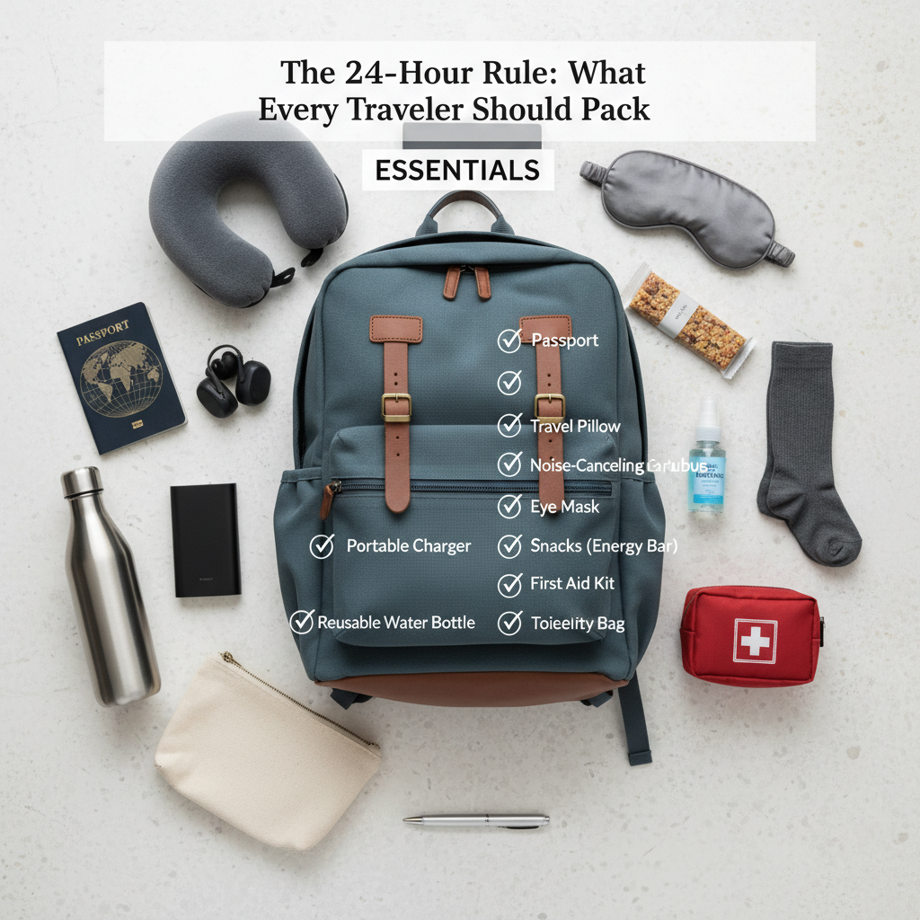 The 24-Hour Rule: What Every Traveler Should Pack in Their Backpack