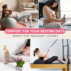 Compression Socks for Women, 15-25 Mmhg Knee High Compression Stockings for Pregnancy, Anti-Slip Support Socks