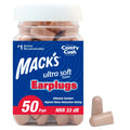 Ultra Soft Foam Earplugs, 50 Pair - 33Db Highest NRR, Comfortable Ear Plugs for Sleeping, Snoring, Travel, Concerts, Studying, Loud Noise, Work