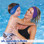 Mack’S Swimming Headband, Best Swimmer’S Headband - Doctor Recommended to Keep Water Out and Hold Ear Plugs in - Official Swimming Ear Band of USA Swimming