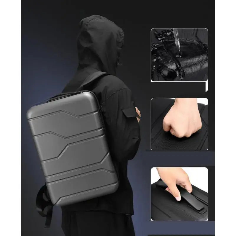 New Backpack Men'S E-Sports Backpack Cool Hard Case Backpack Backpack Luggage Large Capacity Expandable Anti-Theft Backpack