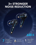 Liberty 4 Pro by Anker, Noise Cancelling Wireless Earbuds, Black