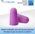 Quiet Time® Soft Comfort Ear Plugs (NRR 33), Made in the USA (70 Pair)