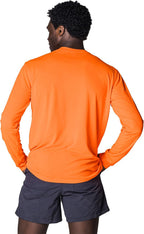 Men'S Outdoor UPF 50+ Long Sleeve T-Shirt, UV Sun Protection for Fishing, Running, Hiking, Swimming