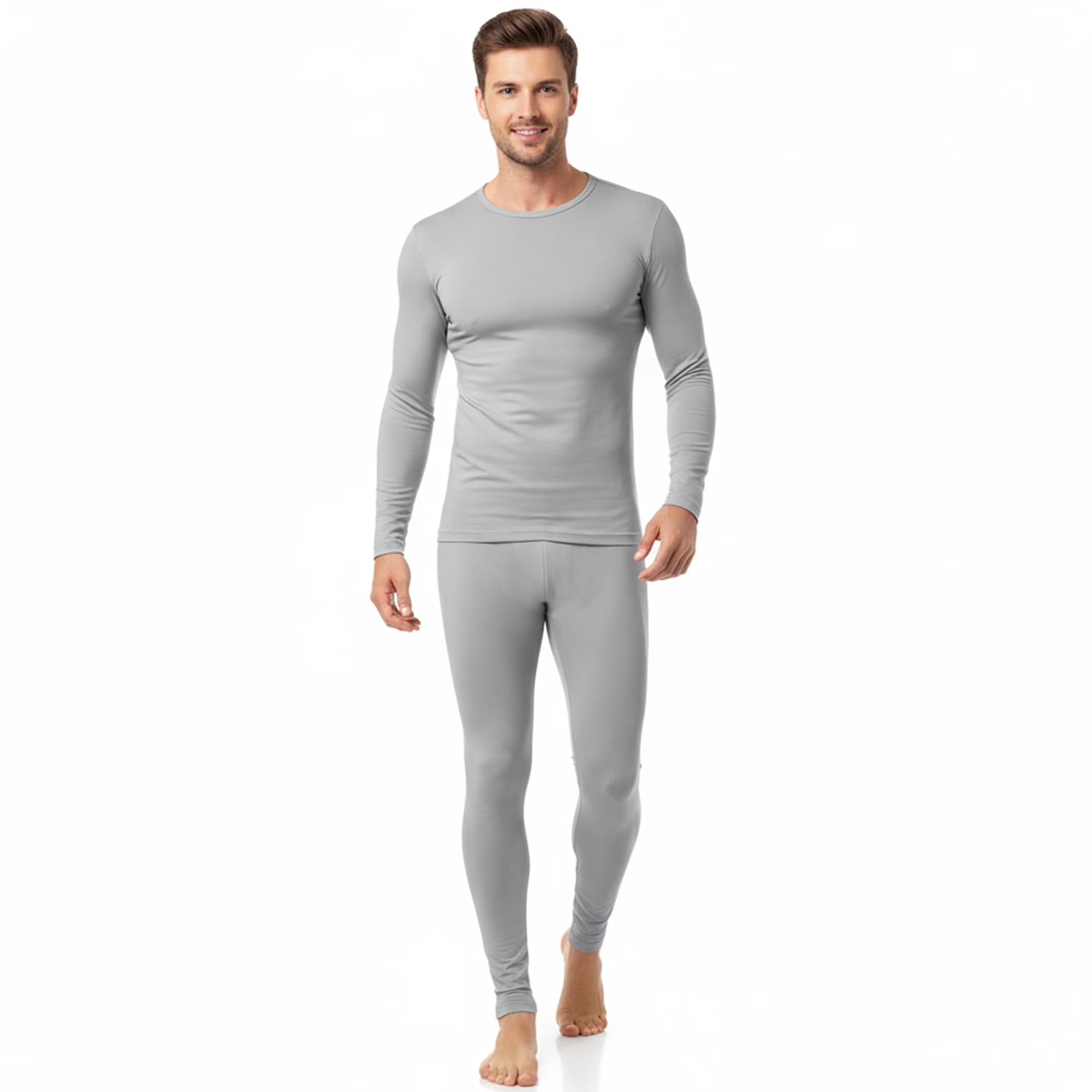 Men’S Fleece Thermal Underwear Set Ultra Soft Long Johns Base Layer 2Pc Top Pants