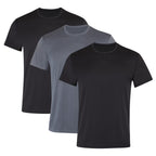 Cooling T-Shirt Pack, 3-Pack, Moves Breathable Jersey Mesh-Back Performance T-Shirts