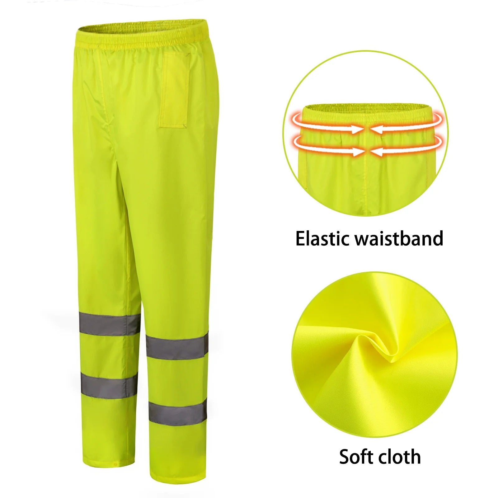 Waterproof Breathable High Visibility Reflective Rain Pant