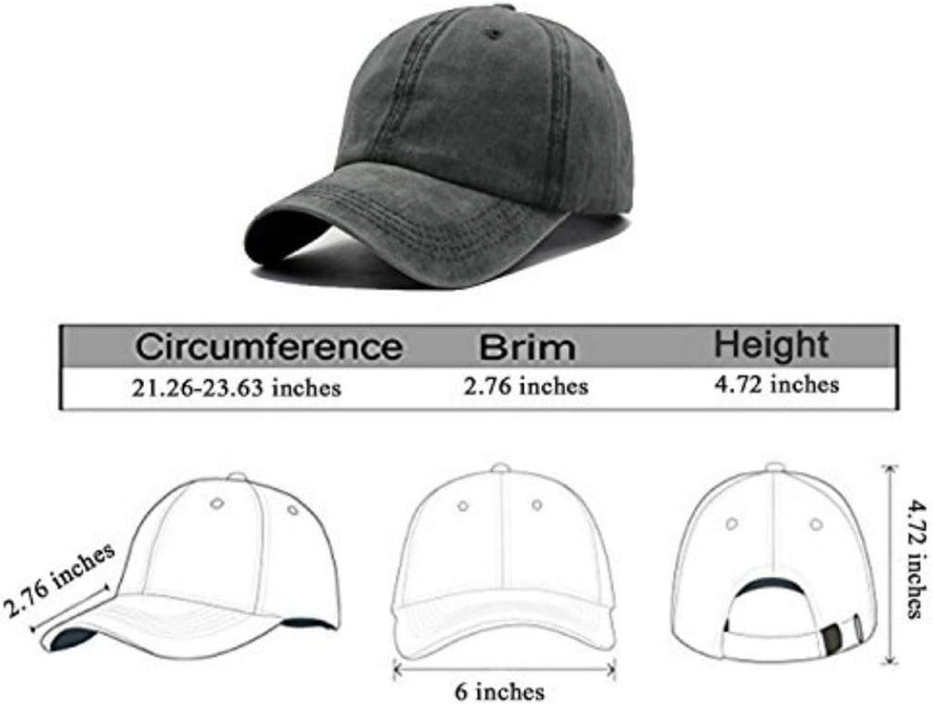Unisex Dog Mom Vintage Jeans Adjustable Baseball Cap Cotton Denim Dad Hat