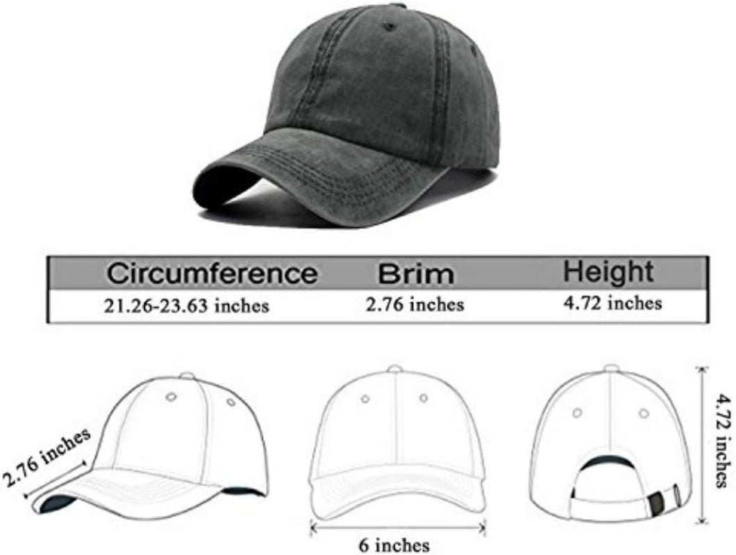 Unisex Dog Mom Vintage Jeans Adjustable Baseball Cap Cotton Denim Dad Hat