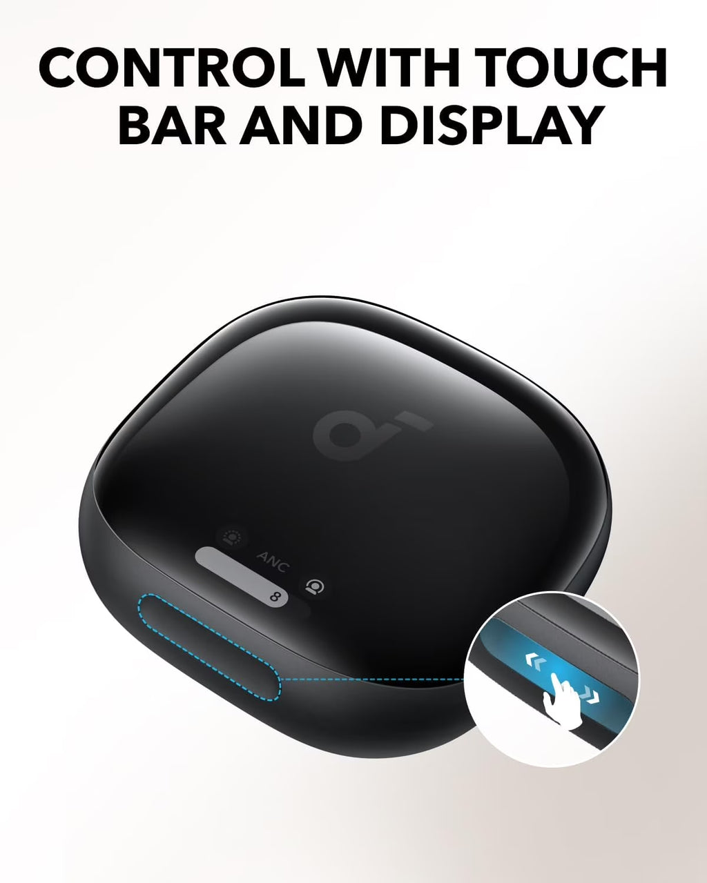 Liberty 4 Pro by Anker, Noise Cancelling Wireless Earbuds, Black