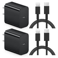 20W USB C Wall Charger-2 Pack Super Fast Charger with 6FT Cable-Compatible with Iphone 14/14Pro/13/13 Pro/12/12Pro/Xs/Max/Xr/X/8/8 Plus-Black