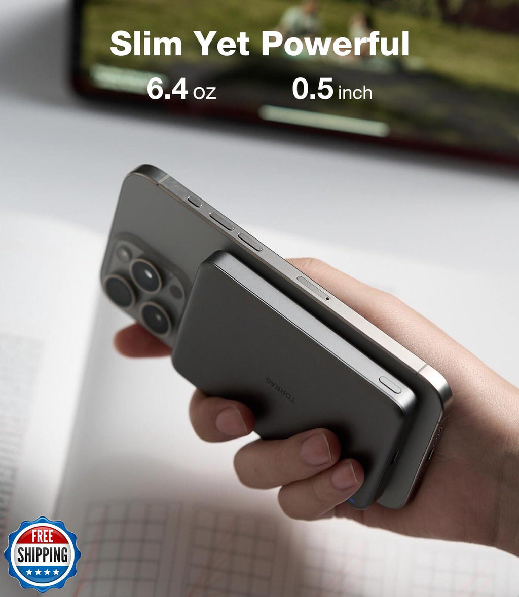 TORRAS Minimag Power Bank,Ultra-Sli