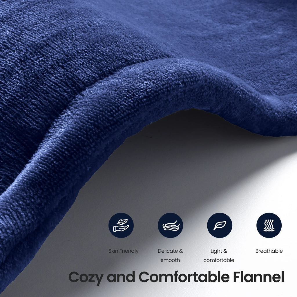 Extra Large Heating Pad for Shoulders Neck and Back, 9 Temperature Settings, FSA HSA Eligible, 19"X 24"，Birthday Valentine'S Gifts for Women Men, Blue