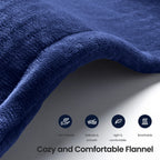 Extra Large Heating Pad for Shoulders Neck and Back, 9 Temperature Settings, FSA HSA Eligible, 19"X 24"，Birthday Valentine'S Gifts for Women Men, Blue