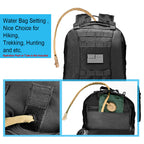 60L Camping Hiking Backpack, Large Multifunction Outdoor Sport Backpack, Black with Patch