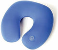 Vibrating Microbead Neck Massage Travel Pillow - Airplane Travel Essentials for Women Kids & Men - Car Essentials Travel Accessories Road Trip Essentials - Ergonomic - International Travel Must Haves