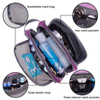 Toiletry Bag for Women Ladies Hanging Travel Dopp Kit Lightweight Water Resistant Small Shaving Bag Bathroom Cosmetic Organizer for Women, Purple