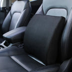 Ergonomic Lumbar Support Pillow - Elevates Lower Back Comfort - Pure Memory Foam - Use in Car or Office Chair - Fits Most Seats - Breathable Mesh - Washable Cover