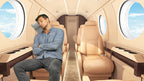 Premium Soft Travel Blanket Pillow Airplane Throw - Light Gray