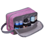 Toiletry Bag for Women Ladies Hanging Travel Dopp Kit Lightweight Water Resistant Small Shaving Bag Bathroom Cosmetic Organizer for Women, Purple