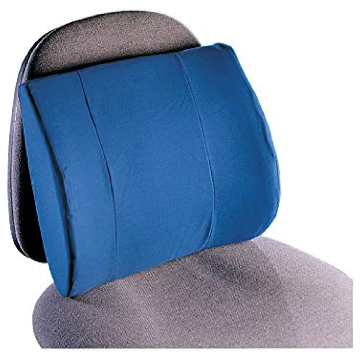 Contour Pillow Office Chair Lower Back/Lumbar Support, Therapeutic Cushion for Body, Blue