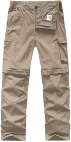 Men’S Hiking Pants Zip off Cargo Pants Lightweight Quick Dry Convertible Outdoor Shorts