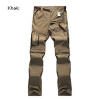 Men'S Camping Hiking Pants Trekking High Stretch Summer Thin Waterproof Quick Dry Uv-Proof Outdoor Travel Trousers