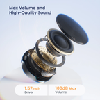 Portable Mini Magnetic Bluetooth Speaker – BT 5.3, TWS Stereo, Phone Stand & Metal Mount