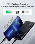 INIU 10000mAh Slim Power Bank – 22.5W Fast Charging, USB-C In & Out, PD 3.0 & QC4+
