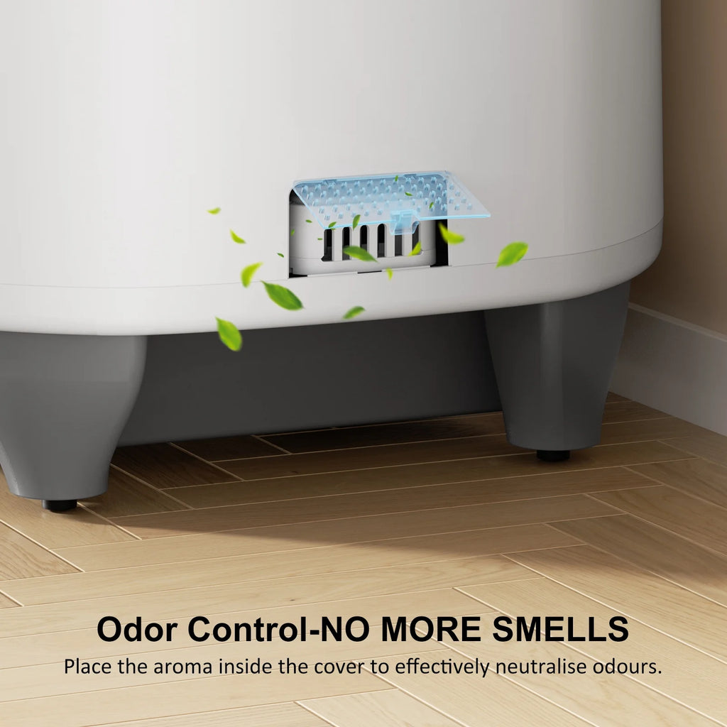 Self Cleaning Cat Litter Box Smart Automatic Litter Box with App Control, White
