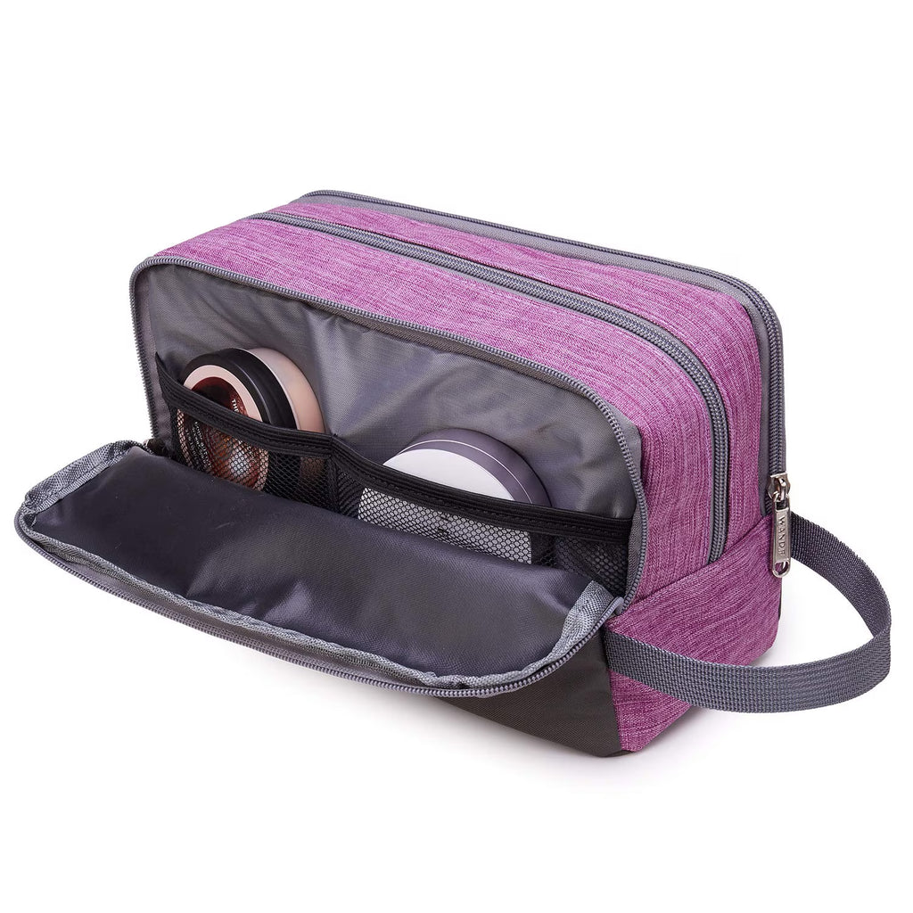 Toiletry Bag for Women Ladies Hanging Travel Dopp Kit Lightweight Water Resistant Small Shaving Bag Bathroom Cosmetic Organizer for Women, Purple
