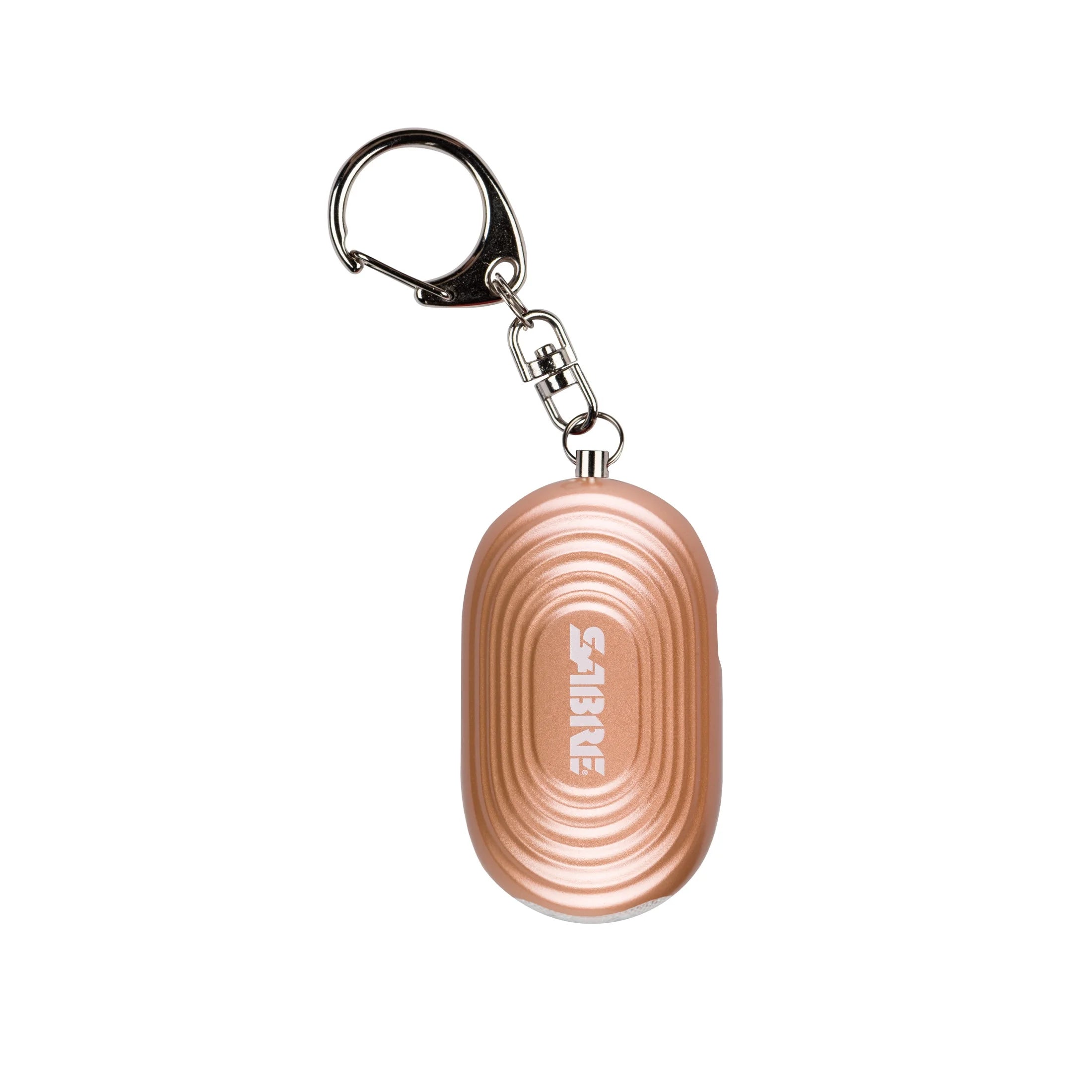 2-In-1 Personal Alarm with LED Light, Auto Keychain, 2.5 in X 1.5 in X 1.5 In, Rose Gold, 1 Ct