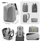 Hard-Shell Gaming Backpack, Cross-Border Fashion School Bag, Laptop Bag, Business Travel 18Inch Laptop Bag, Commuting and Business Trip Travel Bag