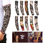 10Pcs UV Protection Cooling Arm Sleeves, UPF 50 Compression Sun Sleeves for Men Women for Running, Cycling, Fishing, Golf, Volleyball, Basketball
