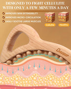 Wood Therapy Massage Tools, Cellulite Massager Body Slim Brush, Maderoterapia Ki