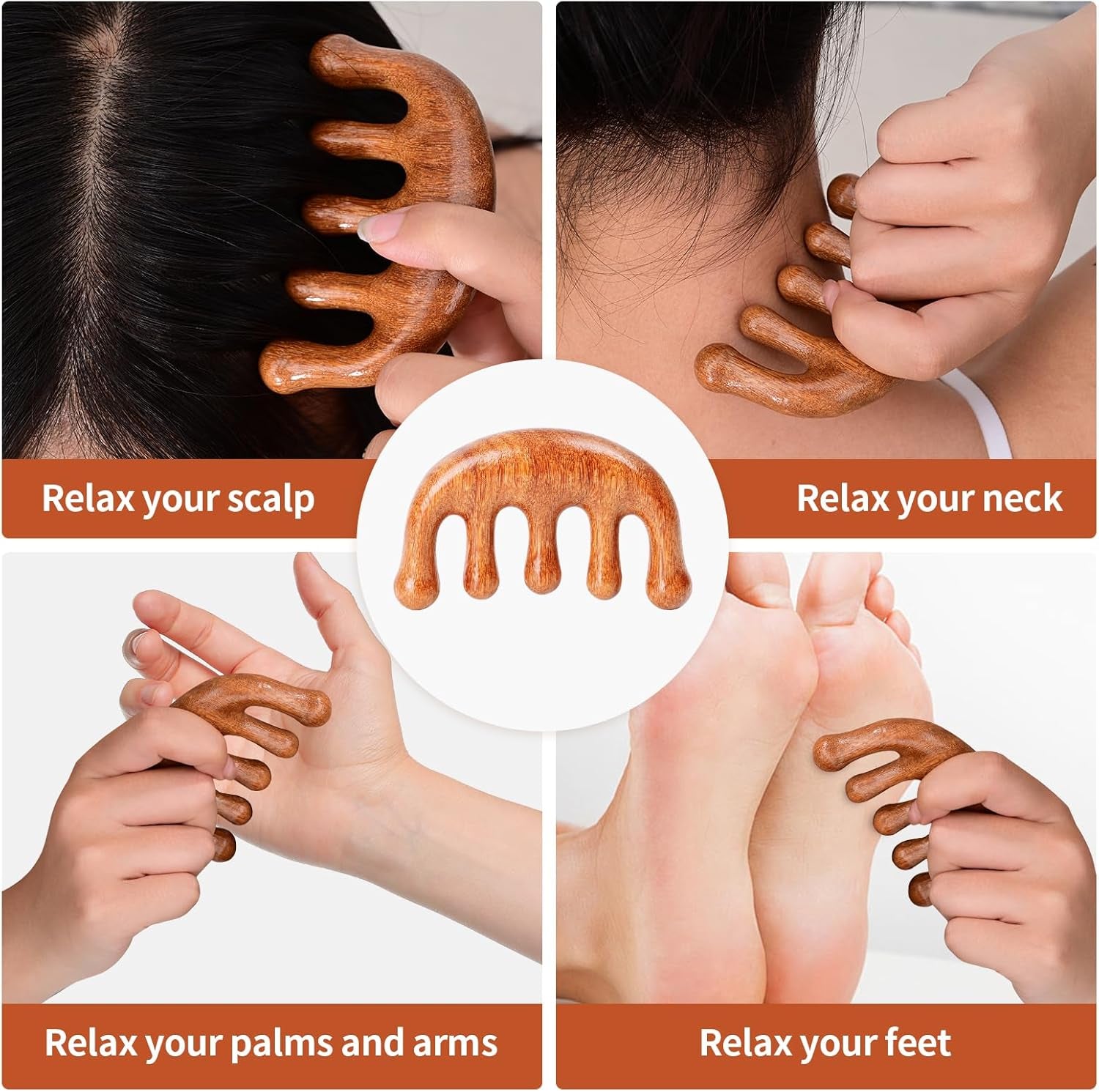 3-In-1 Wood Therapy Massage Tools Wooden Lymphatic Drainage Massager Maderoterap