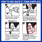 Ultra Soft Foam Earplugs, 50 Pair - 33Db Highest NRR, Comfortable Ear Plugs for Sleeping, Snoring, Travel, Concerts, Studying, Loud Noise, Work