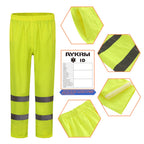 Waterproof Breathable High Visibility Reflective Rain Pant