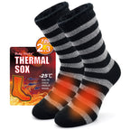 Calcetines De Snowboard Para Hombre, Pesados Y Cómodos, Grande, Raya Gris Oscuro