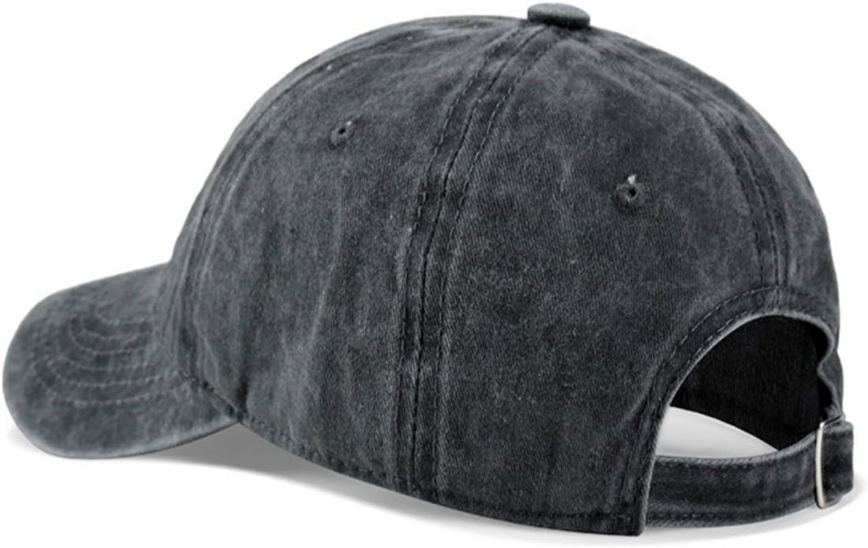 Unisex Dog Mom Vintage Jeans Adjustable Baseball Cap Cotton Denim Dad Hat