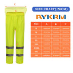 Waterproof Breathable High Visibility Reflective Rain Pant