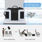 Dwelke Extra Large Travel Backpack for Women as Person Item Flight Approved, 40L Carry on Backpack, 17 Inch Laptop Backpack, Waterproof Backpack, Hiking Backpack, Casual Bag Backpack(Black)