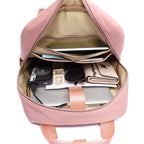 Women Men Commuting Backpack USB Charging Waterproof Luxury Oxford Students School Books Laptop Bag Girls Cute Travel Backpacks
