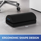 Foot Rest for under Desk at Work-Versatile Foot Stool with Washable Cover-Comfor