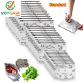 【Refrigerated Food】Reusable Aluminum Foil Sealable Storage Bags, 2026 New Resealable Vacuum Zipper Pouches for Food, Stand up Foil Sealable Bags with Label and Zip Lock for Vegetable Fruit Meat