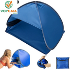 AMLANG Instant Pop up Mini Beach Shade Tent, Lightweight Automatic Sun Shelter Canopy for Head, Laptop & Pets, UV Resistant Portable Tent for Travel Camping Hiking