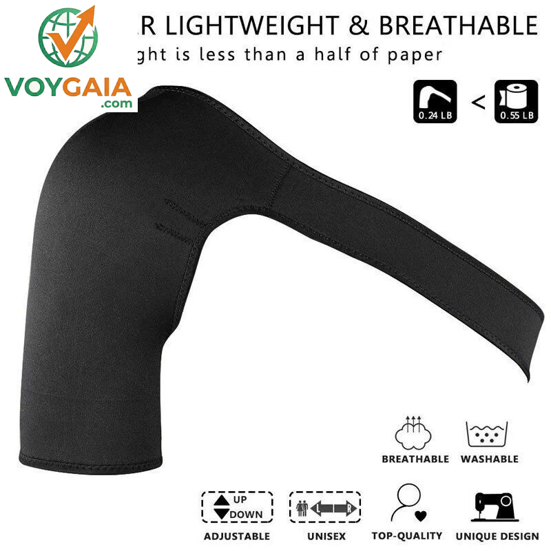 Shoulder Brace Support Compression Sleeve Torn Rotator Cuff Relief Joint AC Pain