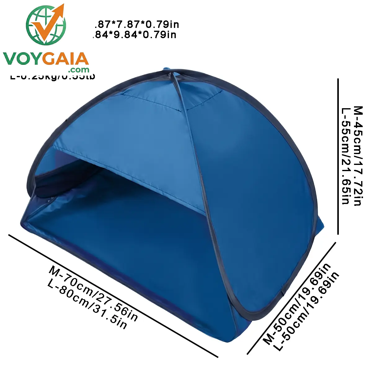 AMLANG Instant Pop up Mini Beach Shade Tent, Lightweight Automatic Sun Shelter Canopy for Head, Laptop & Pets, UV Resistant Portable Tent for Travel Camping Hiking