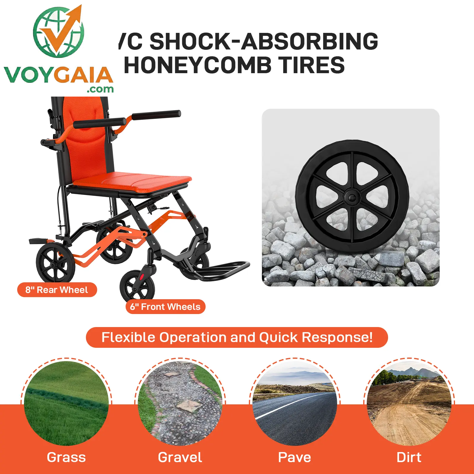 Lightweight Folding Transport Wheelchair for Adults & Seniors – 18 Lbs Aluminum Frame – Removable Turn over Armrests – Swing-Away Footrests – Locking Handbrake – 220 Lbs Capacity – Easy Fold & Carry – Ideal for Travel & Indoors