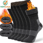 Merino Wool Socks Casual Warm Socks for Winter Cozy Boot Socks for Men & Women